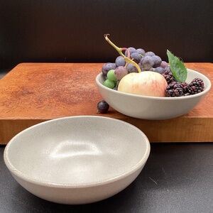 Vtg Heath Ceramic Set of Two Berry Fruit Dessert Bowl from Iconic Coupe line #4